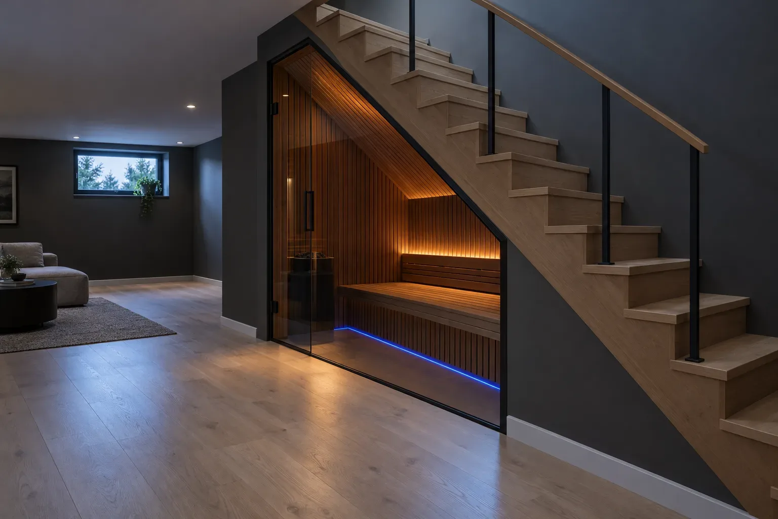 Space Saver™ Under-Stair · Glass Front